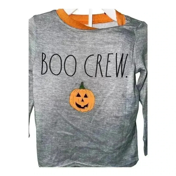 Rae Dunn Unisex Boo Crew Pajama Set, Size 4 - Picture 3 of 5